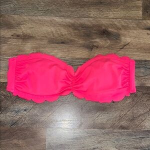 Victorias Secret Vibrant Pink Bandeau Bikini Top size M
